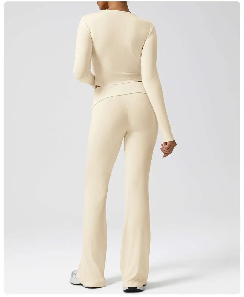 Yoga Running Top and Trousers Active Set