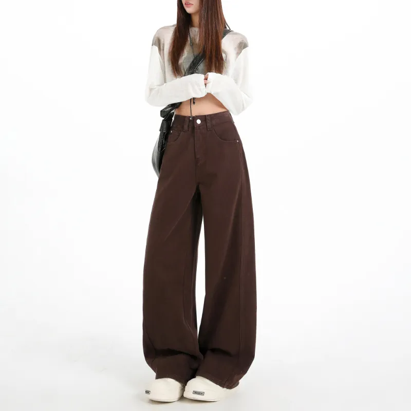Flowing Wide Leg Curved Leg Banana Leg Jeans