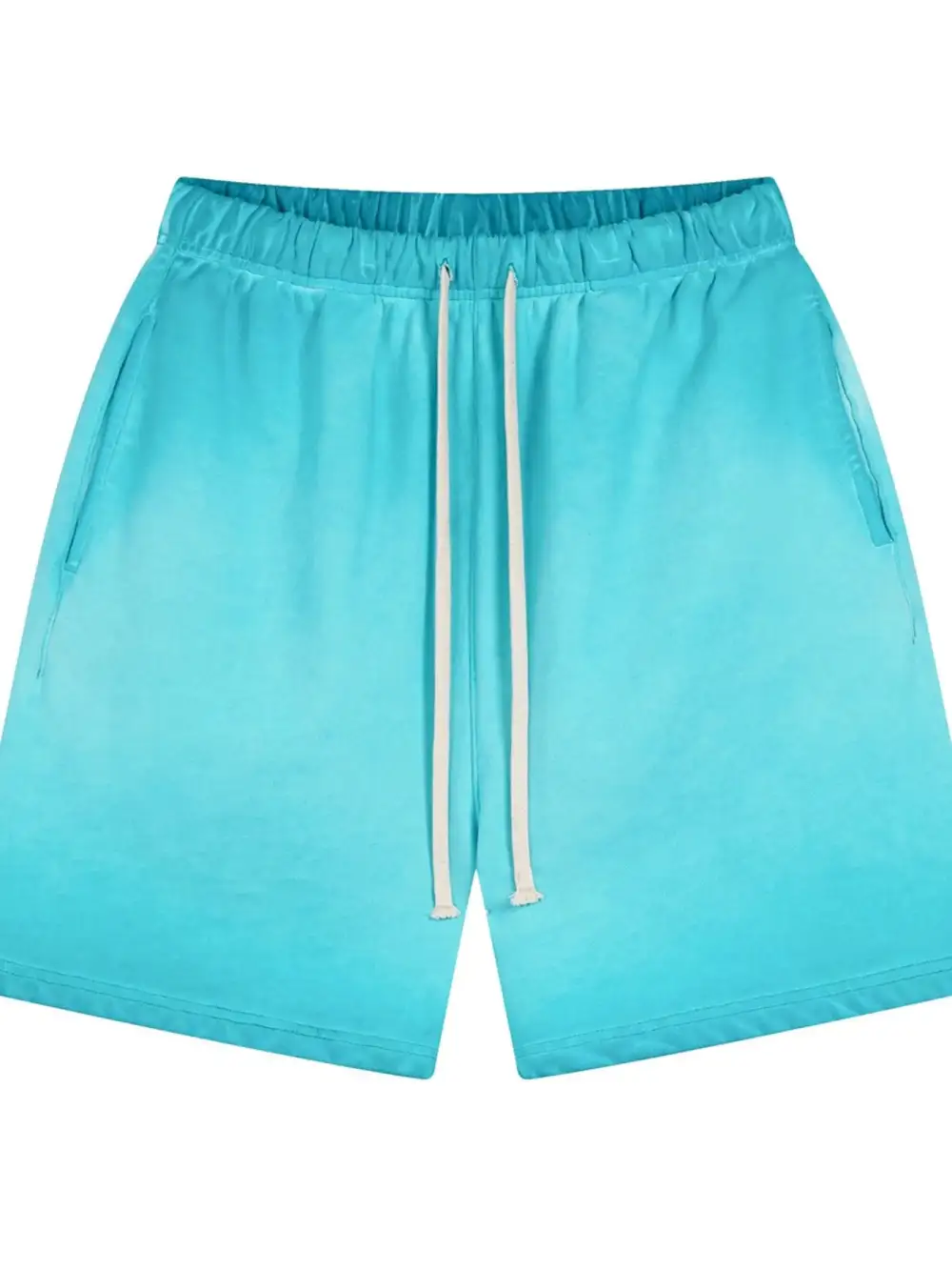 Simple Drawstring Cotton Blend Casual Shorts