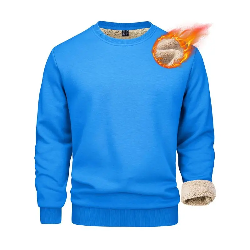 🧥 Men’s Sherpa Lined Sweatshirt – Cozy Warmth, Everyday Style