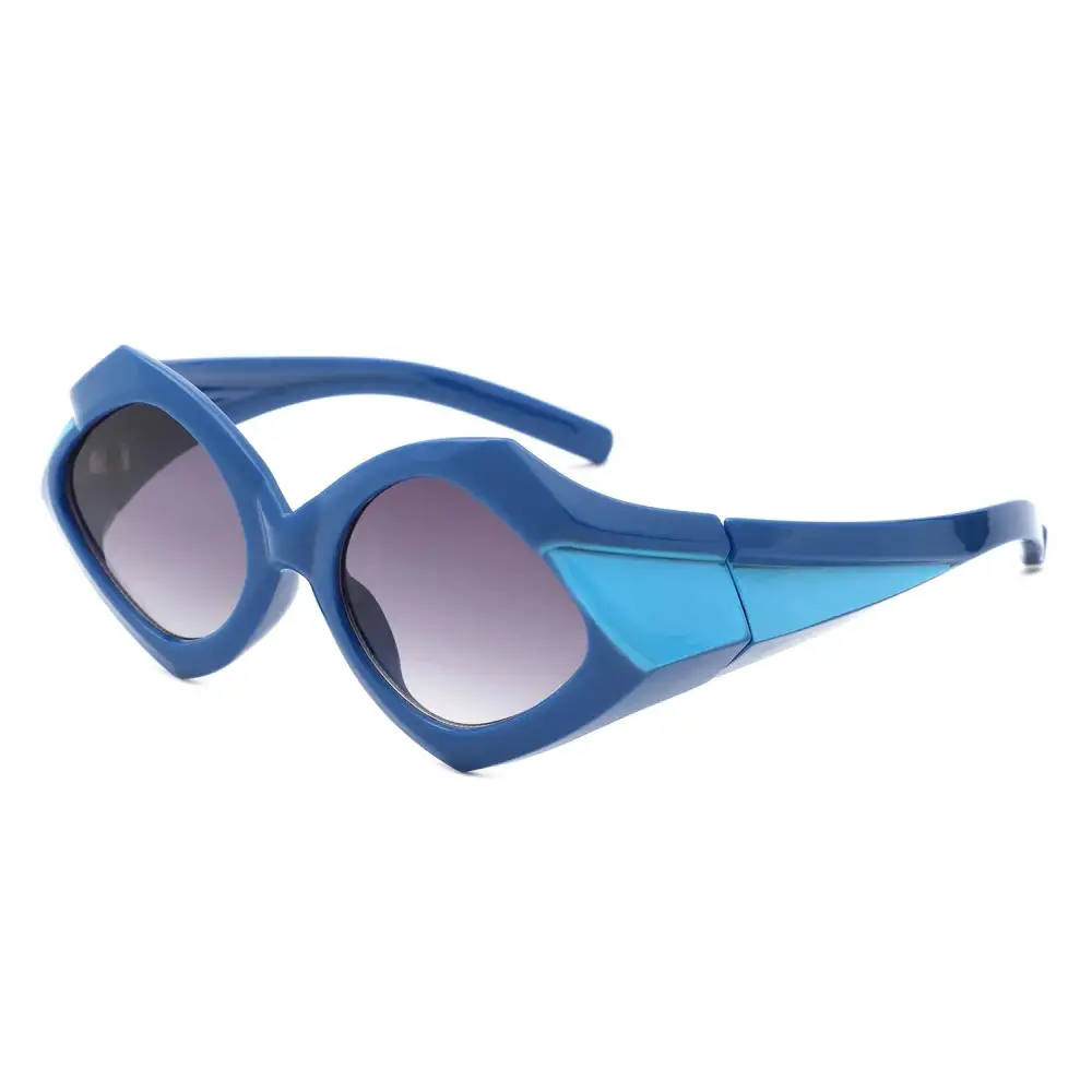 Geometric Polygon Frame Sunglasses