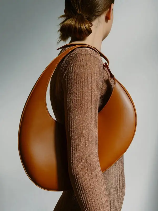 Refined Geometric Shoulder Bag