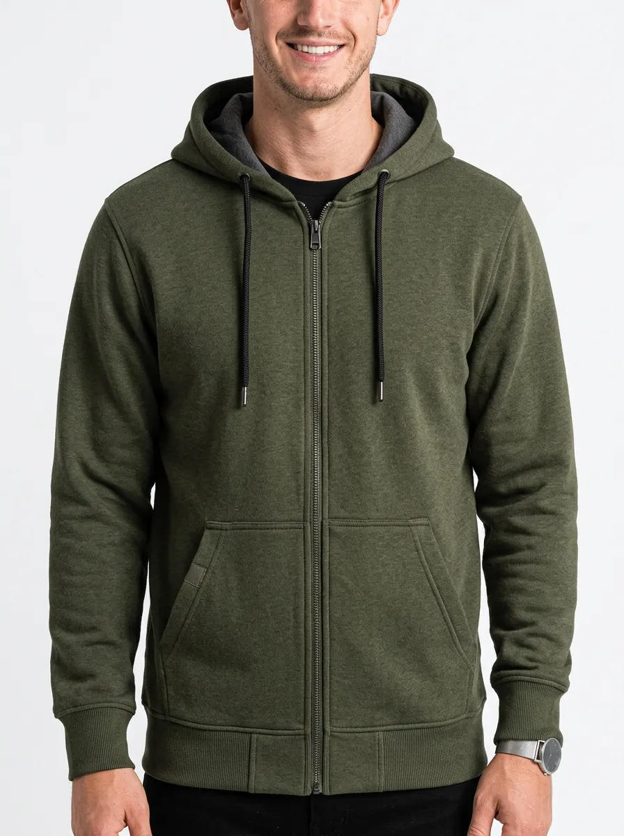 Training Zip-Up Hooded Style Men's Sport Jacket