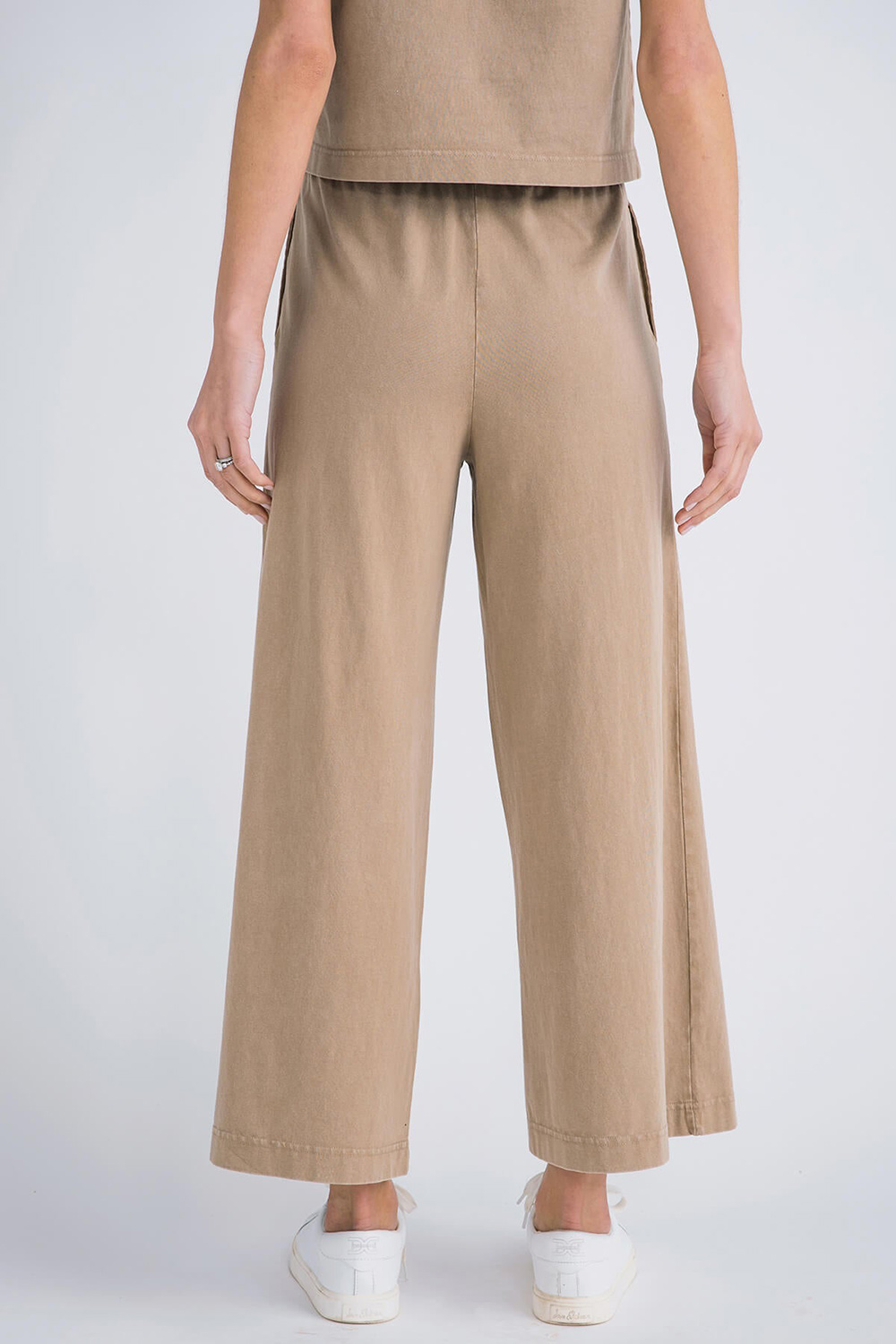 Solid Flare Pocket Pant - Iced Coffee