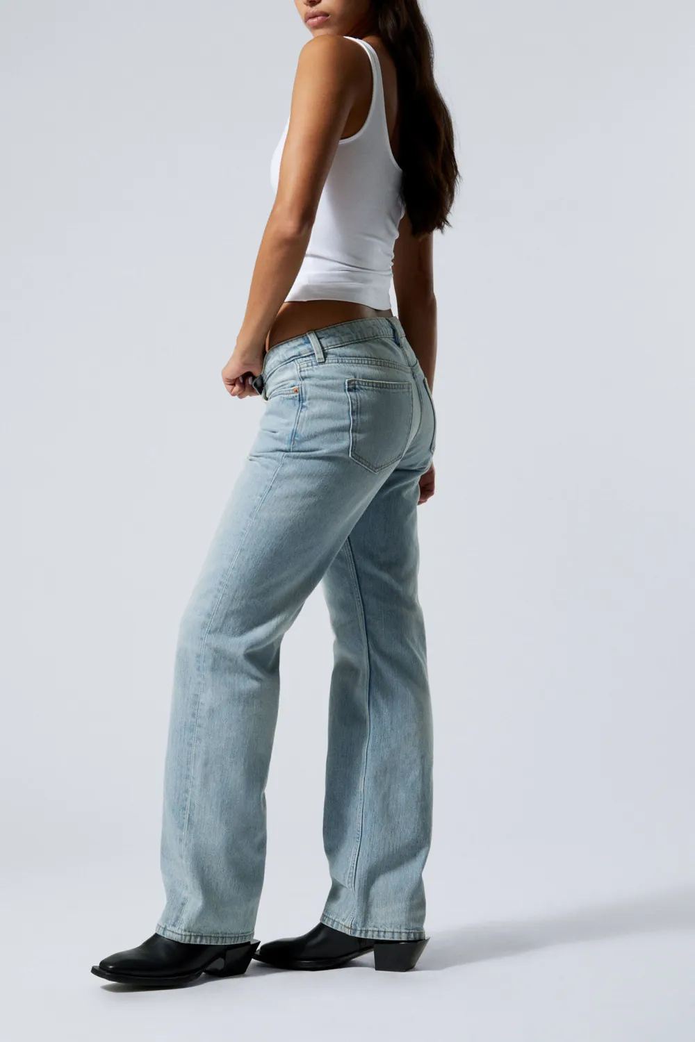 Straight Low Waist Jeans