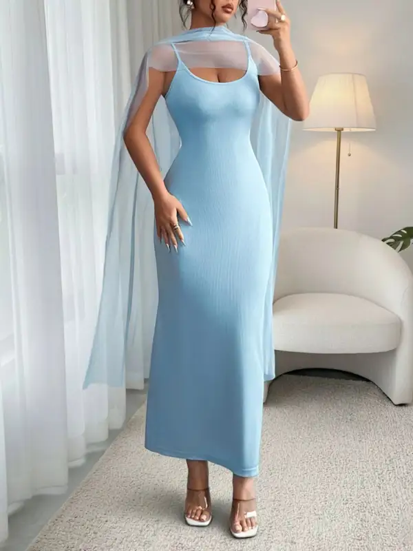 Scoop Neck Maxi Dress