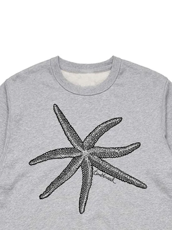 Simple Art Starfish Pattern's Versatile Sportswear Shirt
