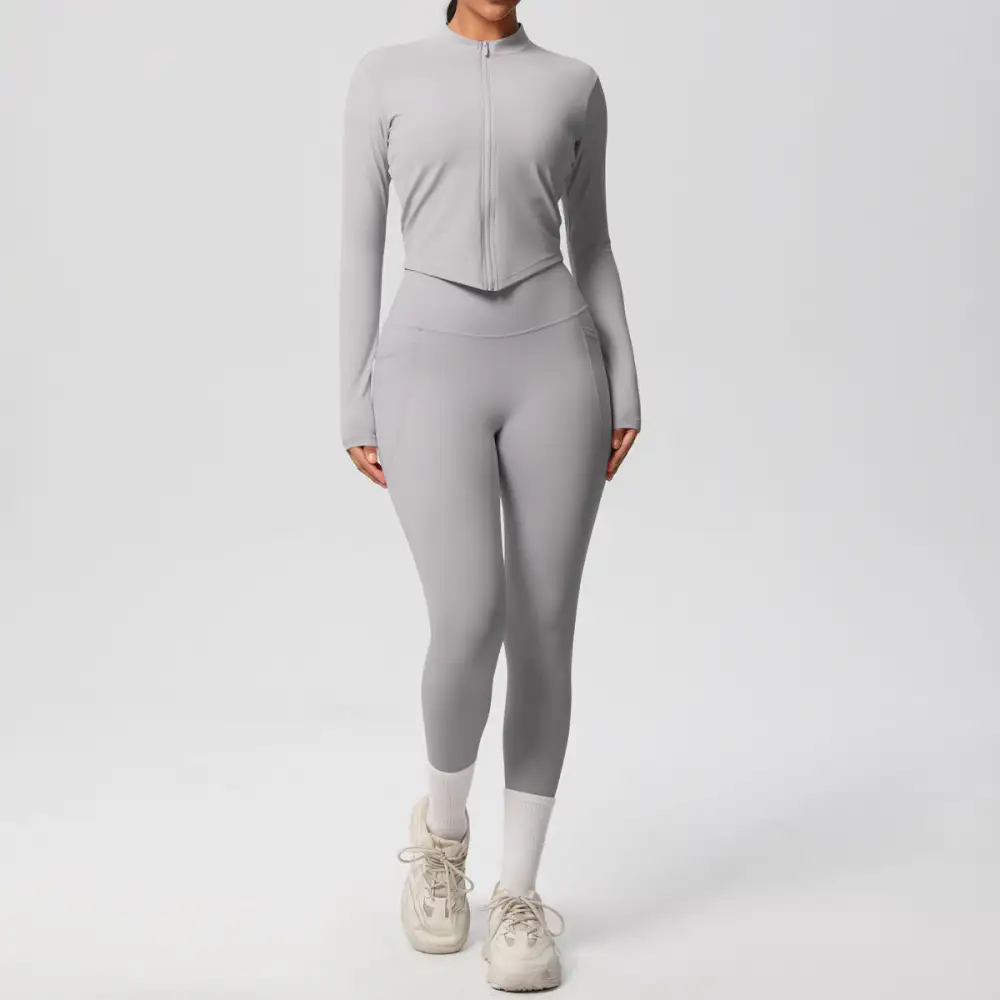 Long-Sleeve Yoga Two-Piece Activewear Active Set