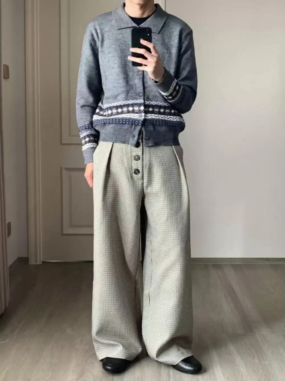 Modern Men's Plus Size Wide Leg Pants