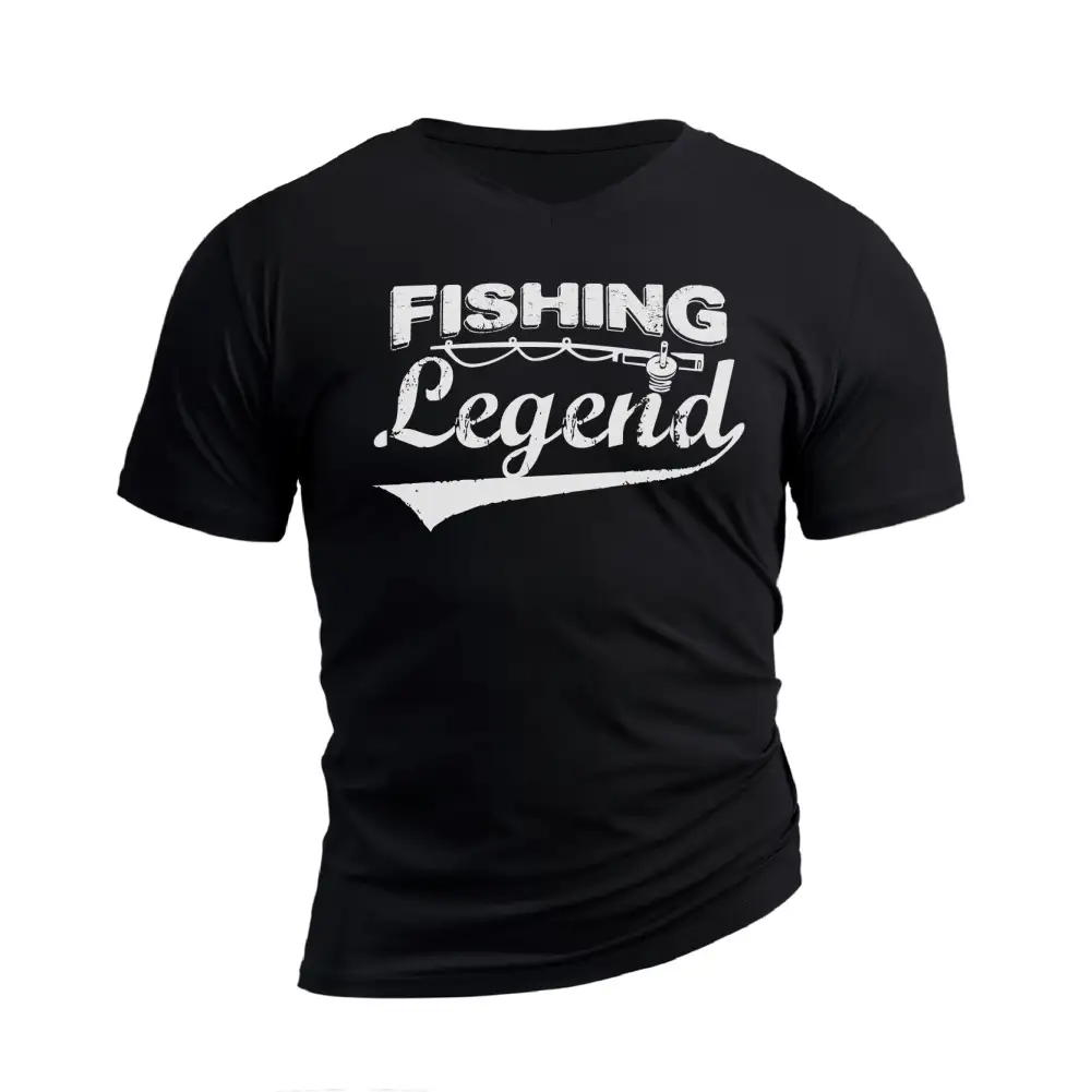 FISHING LEGEND WATERPROOF V-NECK GRAPHIC TEE