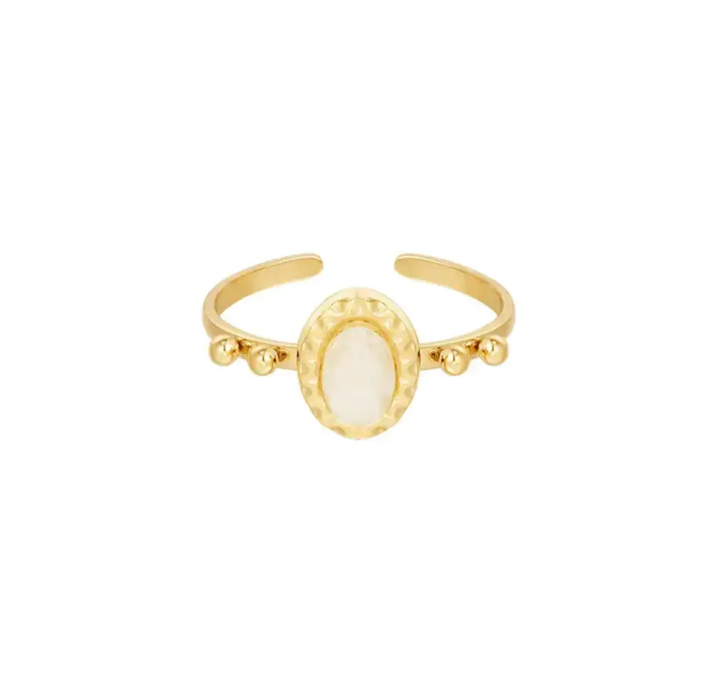 Oval Gem Ring