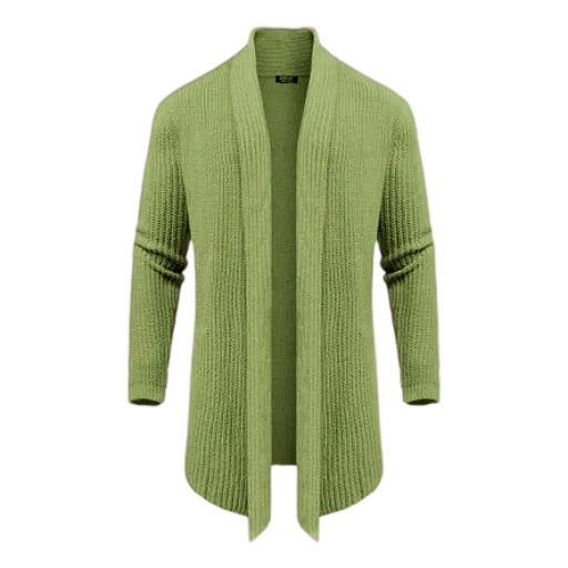 Men’s Shawl Collar Knit Drape Cardigan