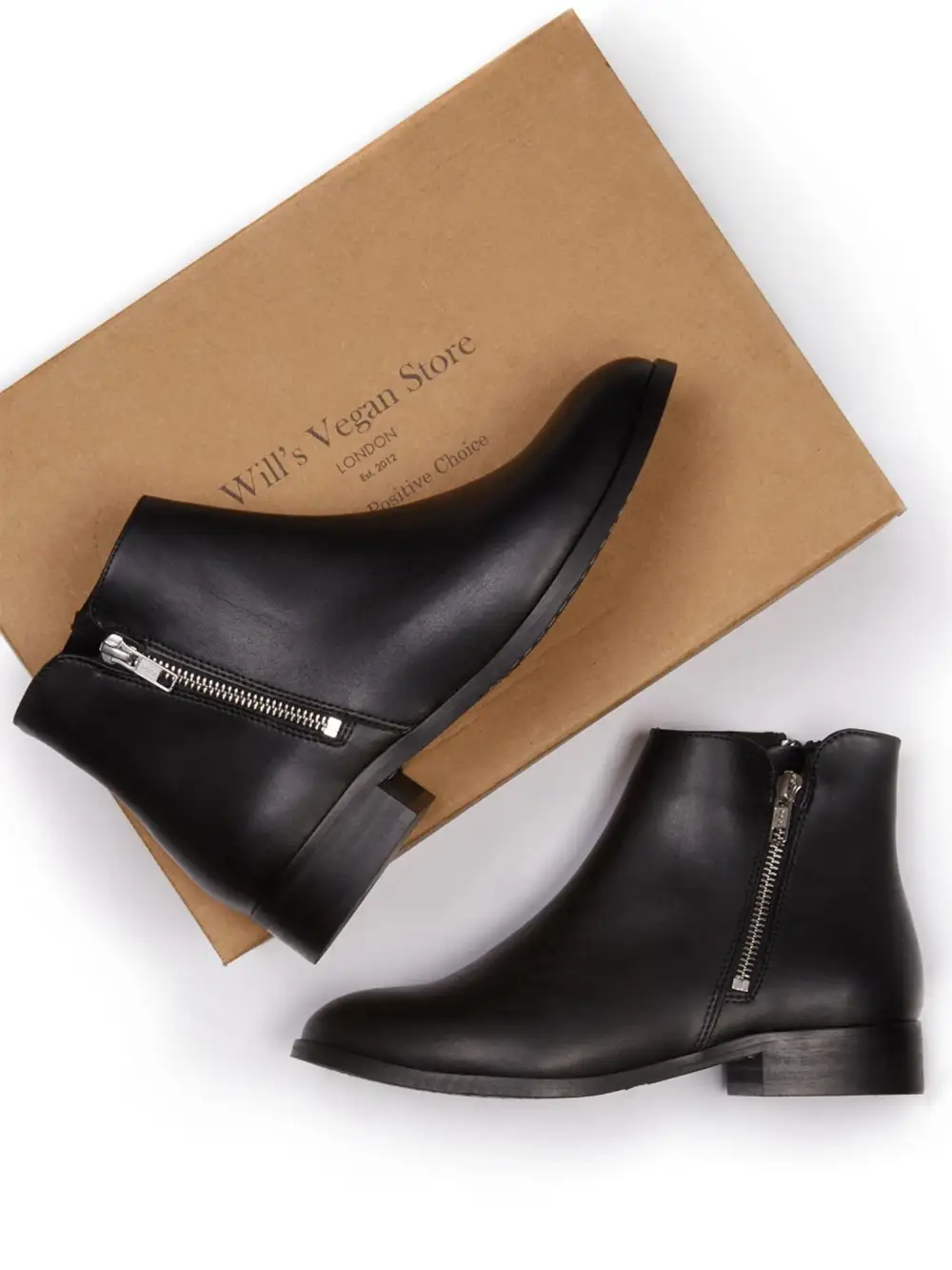Women's Water Resistant Vegan Leather Ankle Boots