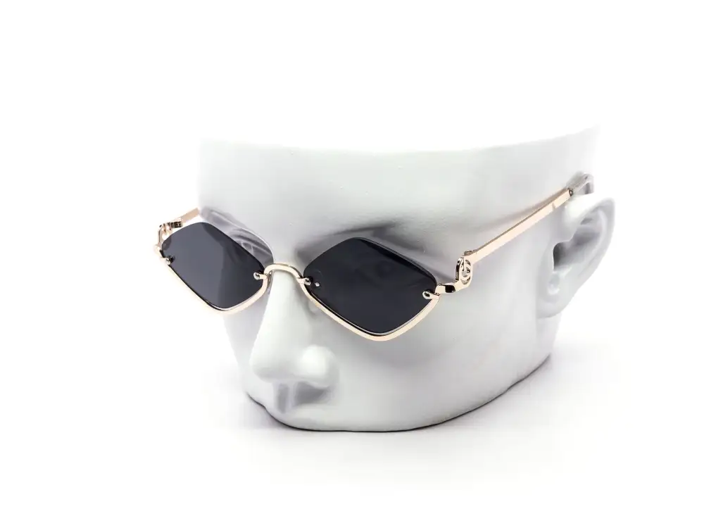 12-Pack Slim Rimless Metal Sunglasses