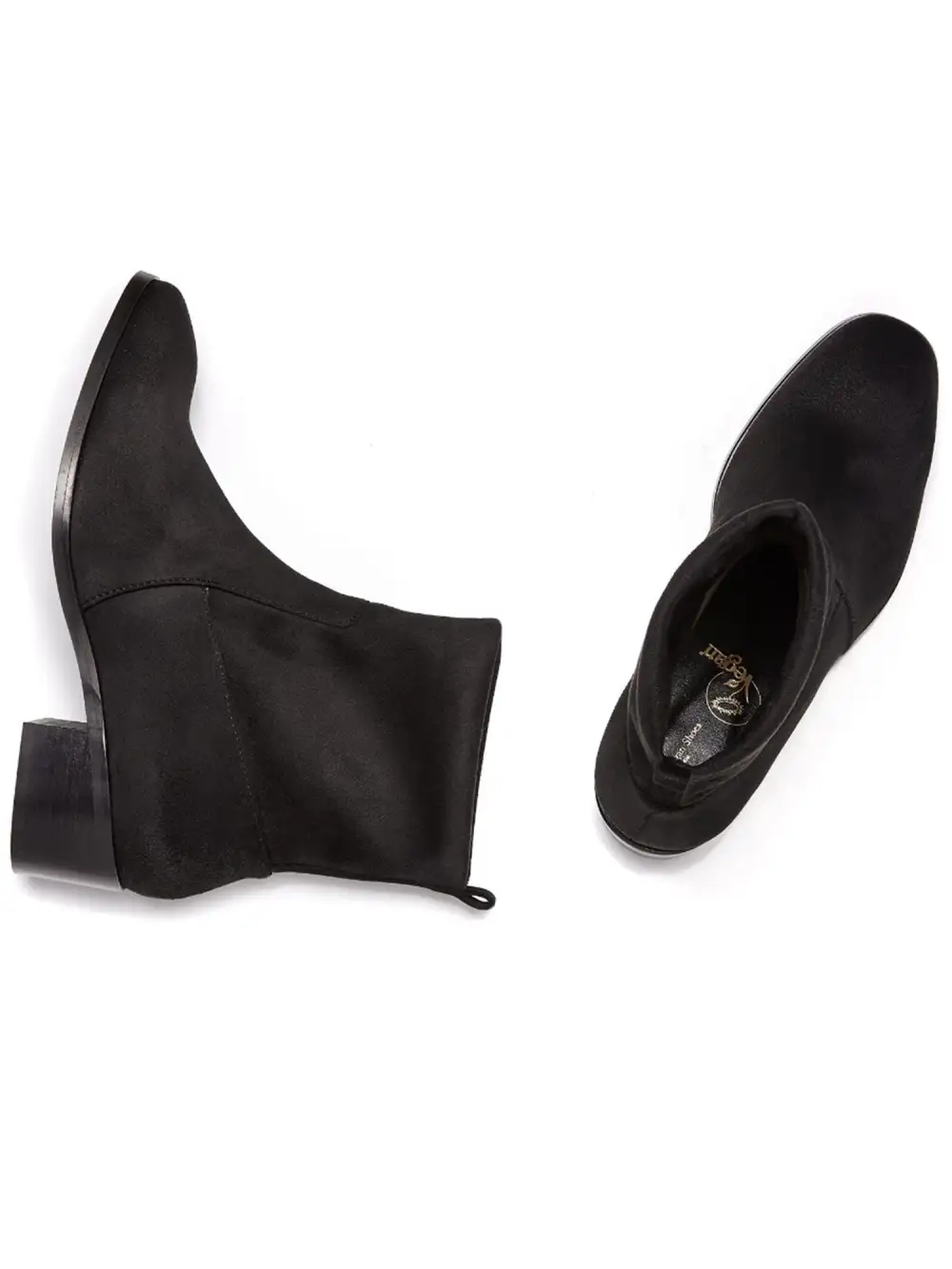 Women's Pull On Vegan Suede Ankle Boots