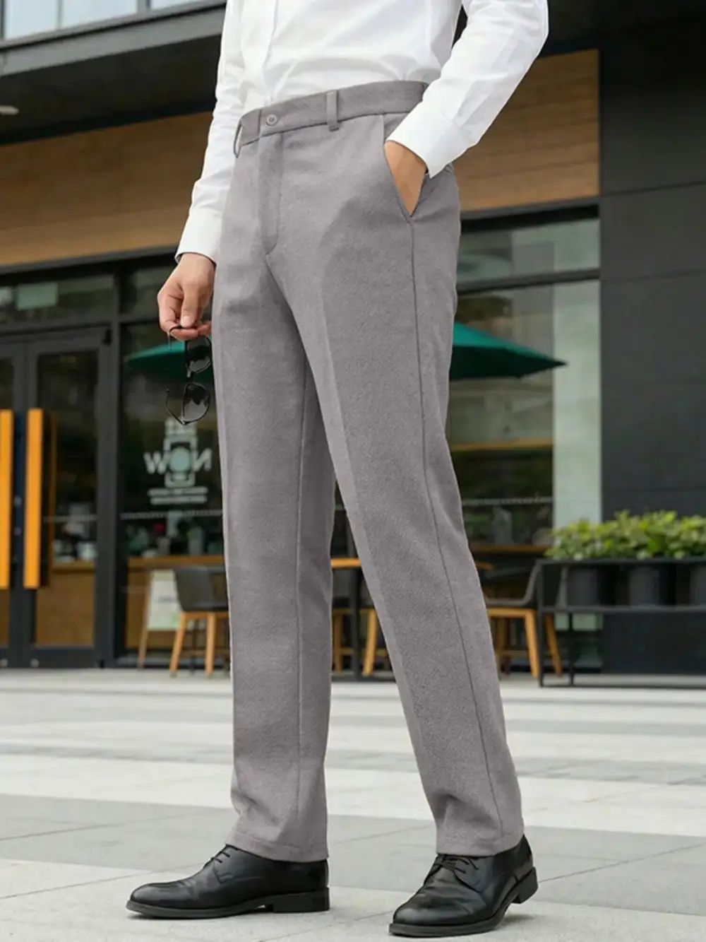 Men's Full Size Classic Fit Dress Pants Plus