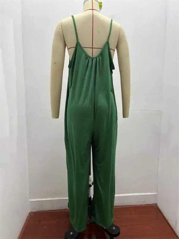 Trousers Clean Side Pocket Loose Spaghetti Accessory