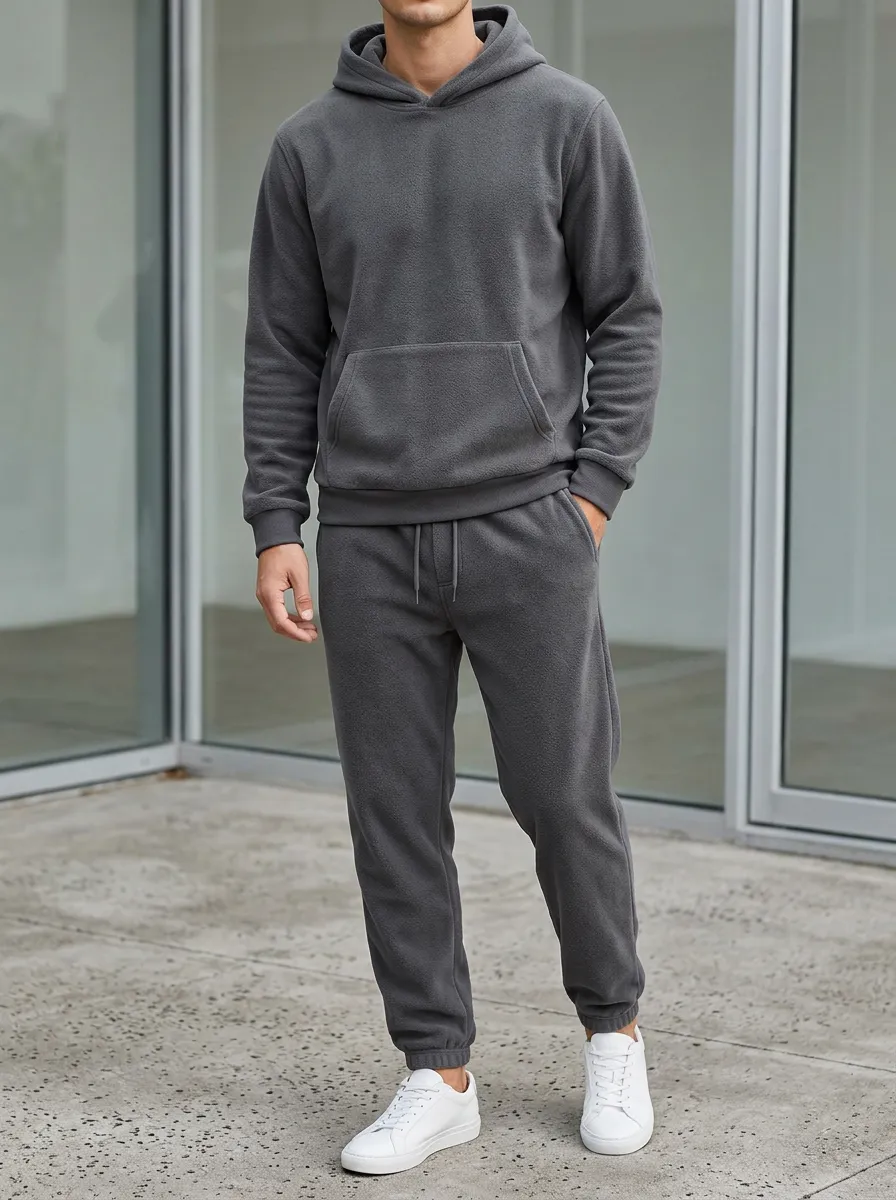 Men's Everyday Joggers with Fleece Hoodie Set
