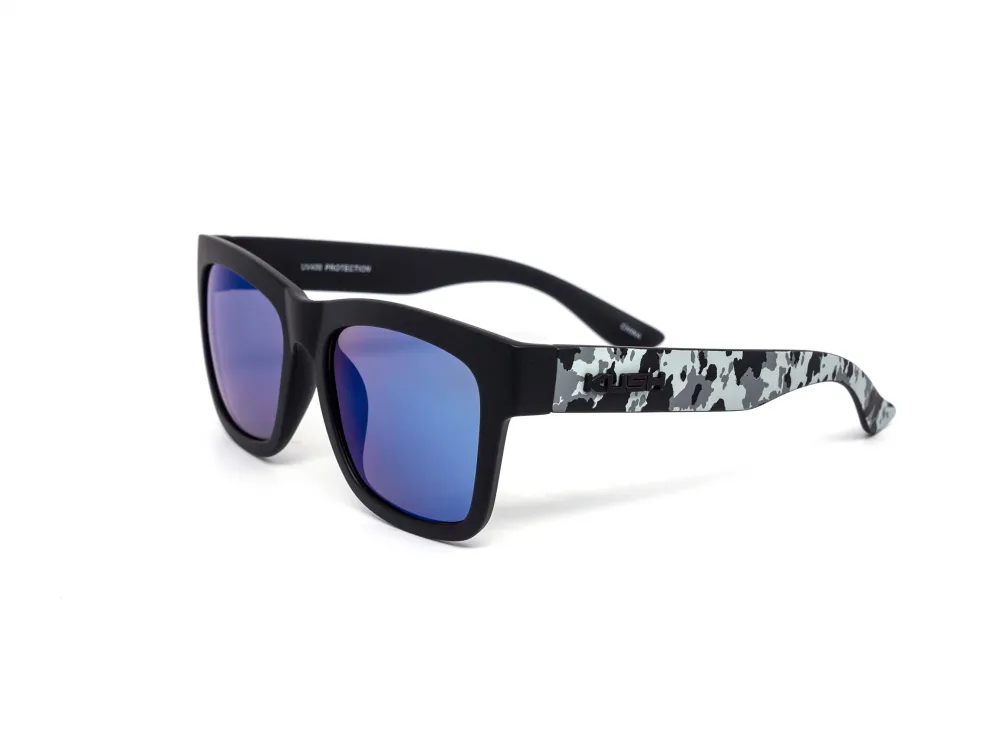12-Pack All-Black Chunky Mirror Sunglasses