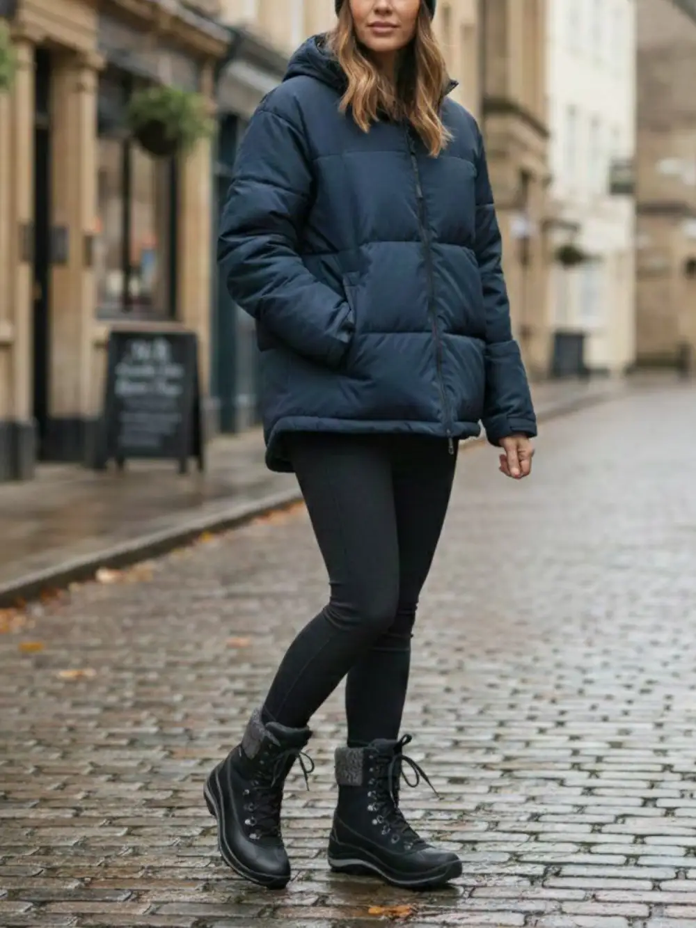 Women's Sleek Country Water Resistant Pull On Everyday Boots