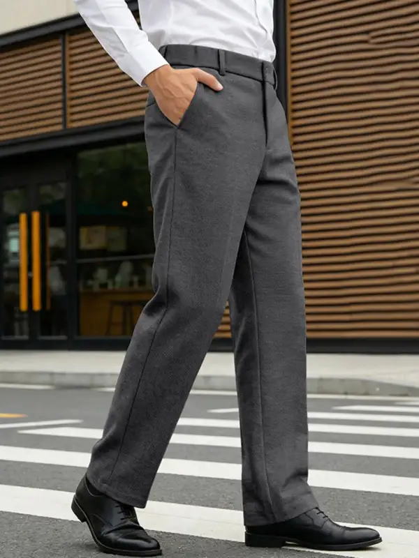Men's Full Size Classic Fit Dress Pants Plus