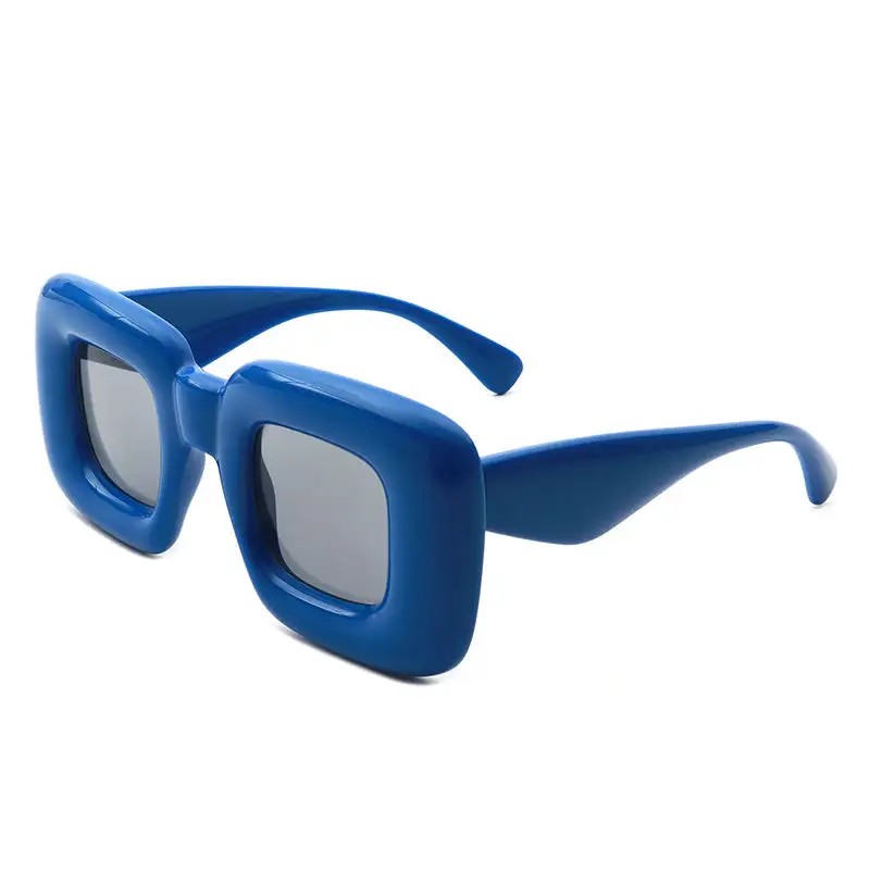 Structured Square Frame Sunglasses