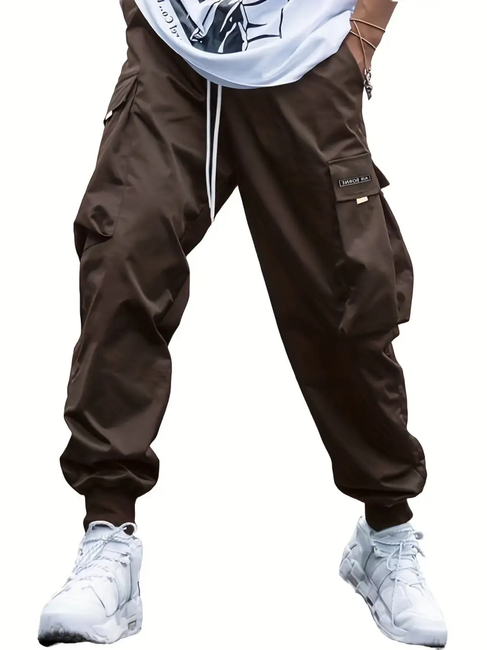 Multi Pocket Drawstring Cargo Pants