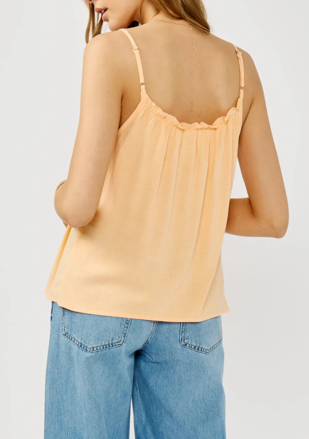 Smocked Spaghetti Cami Top
