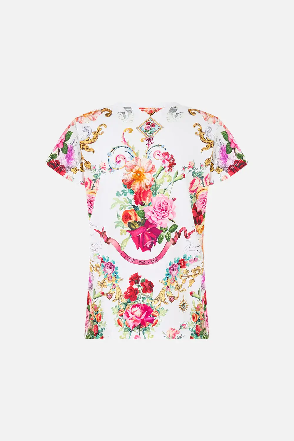 Printed Slim Fit Round Neck T-Shirt