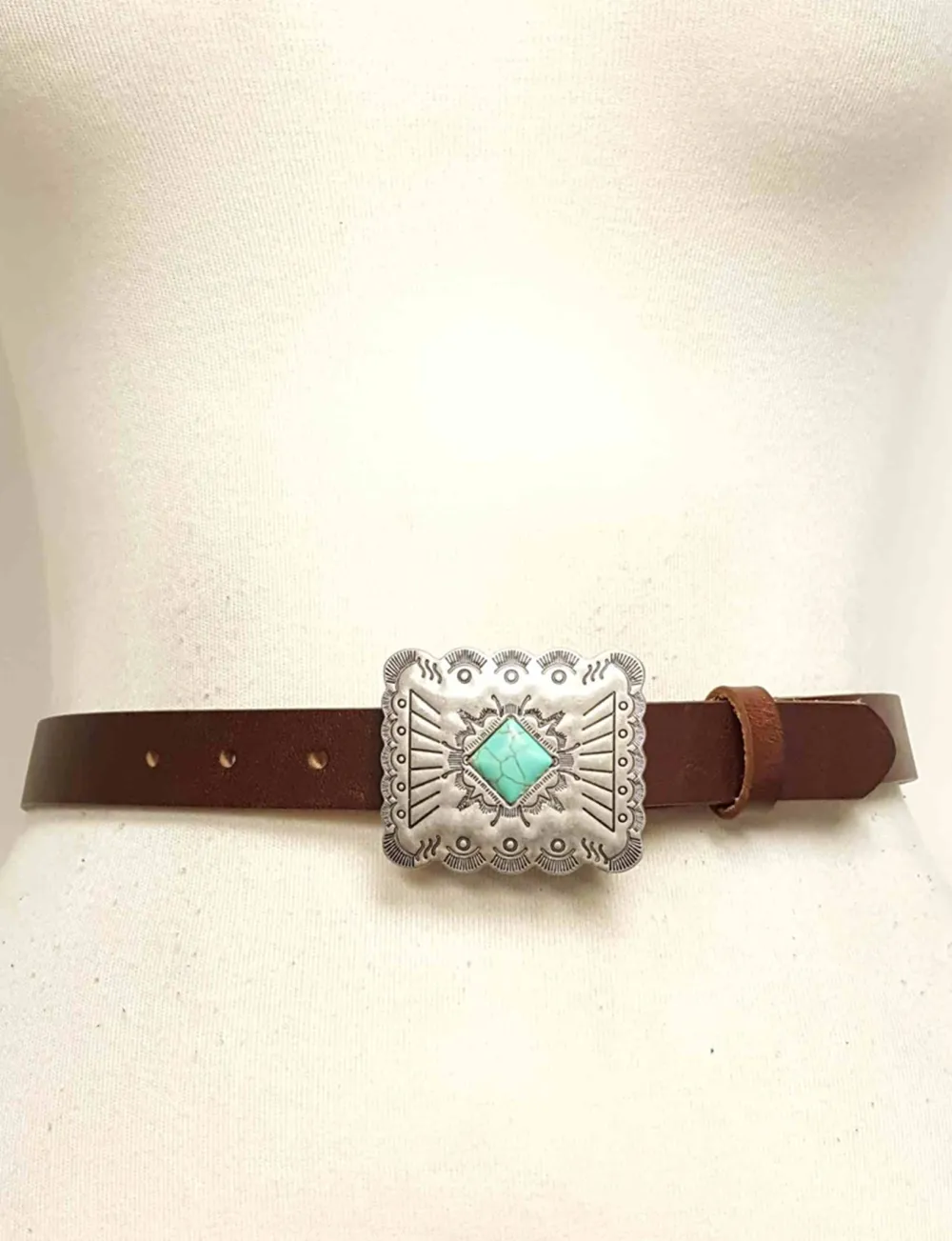 Skinny Leather Belt