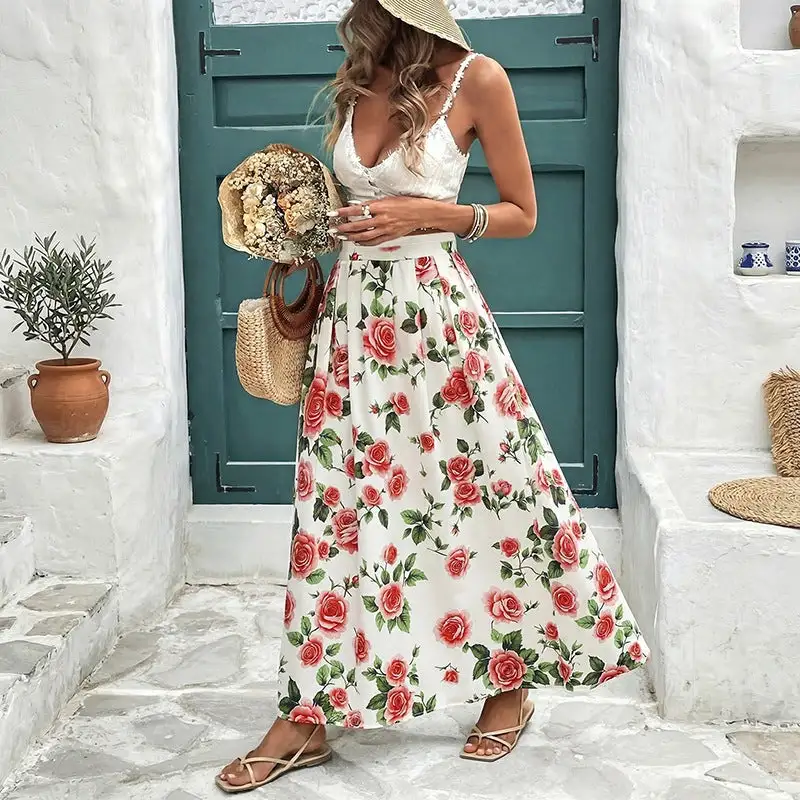 Women's Floral Beach Skirt