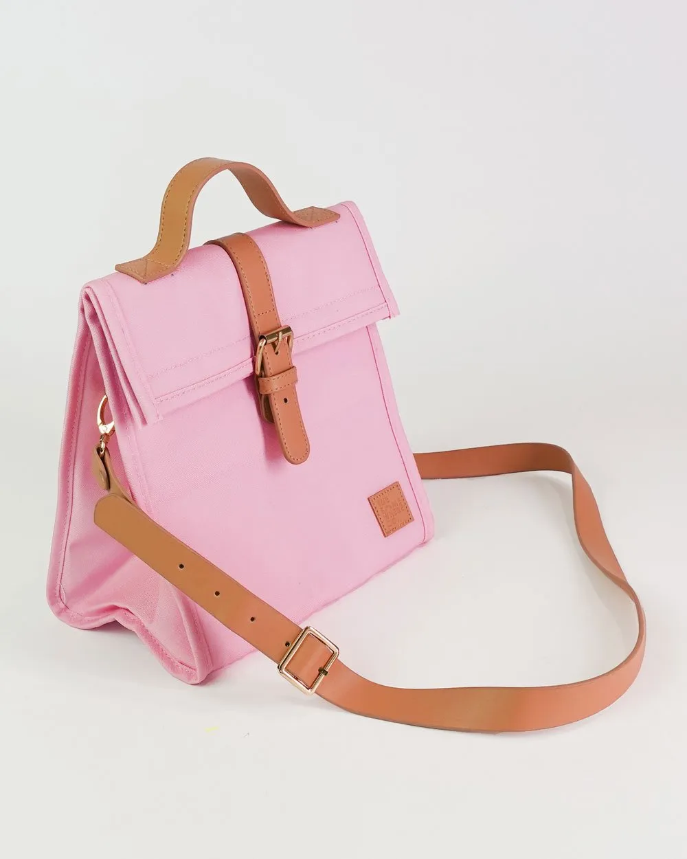 Compact Lunch Satchel With Strap
