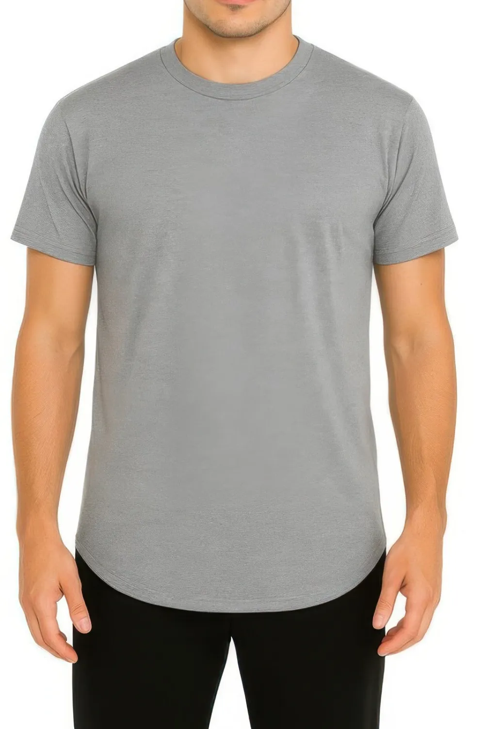 Curved Athletic Sports T-Shirt