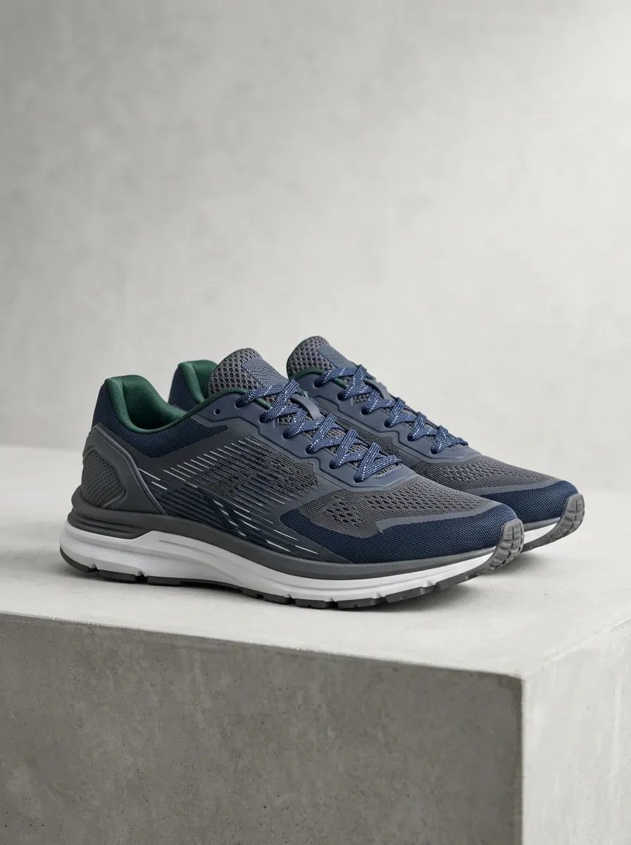 Sport Mesh Graphic Outdoor Look Men's Running Shoes