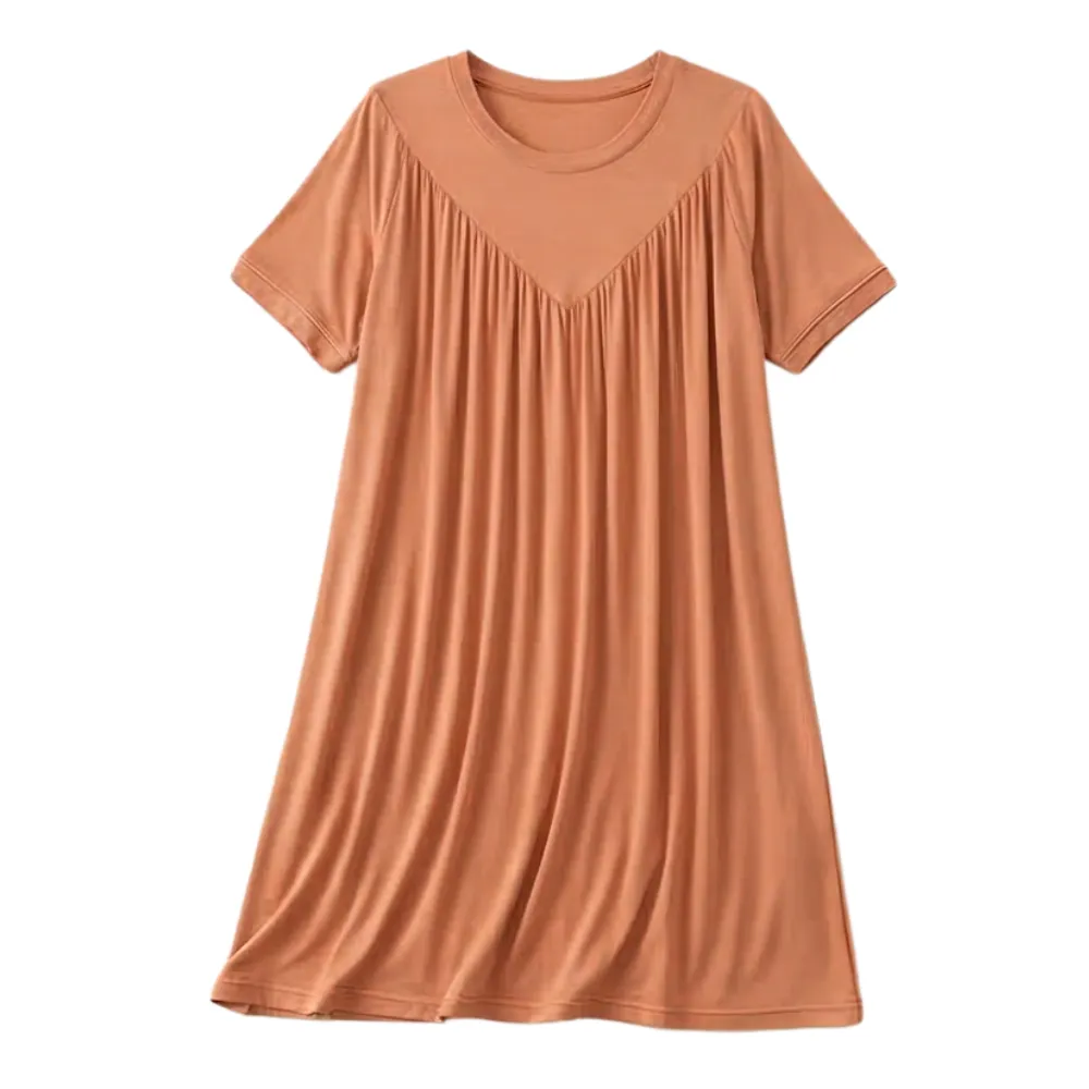 Breathable Modal Sleep Midi Dress