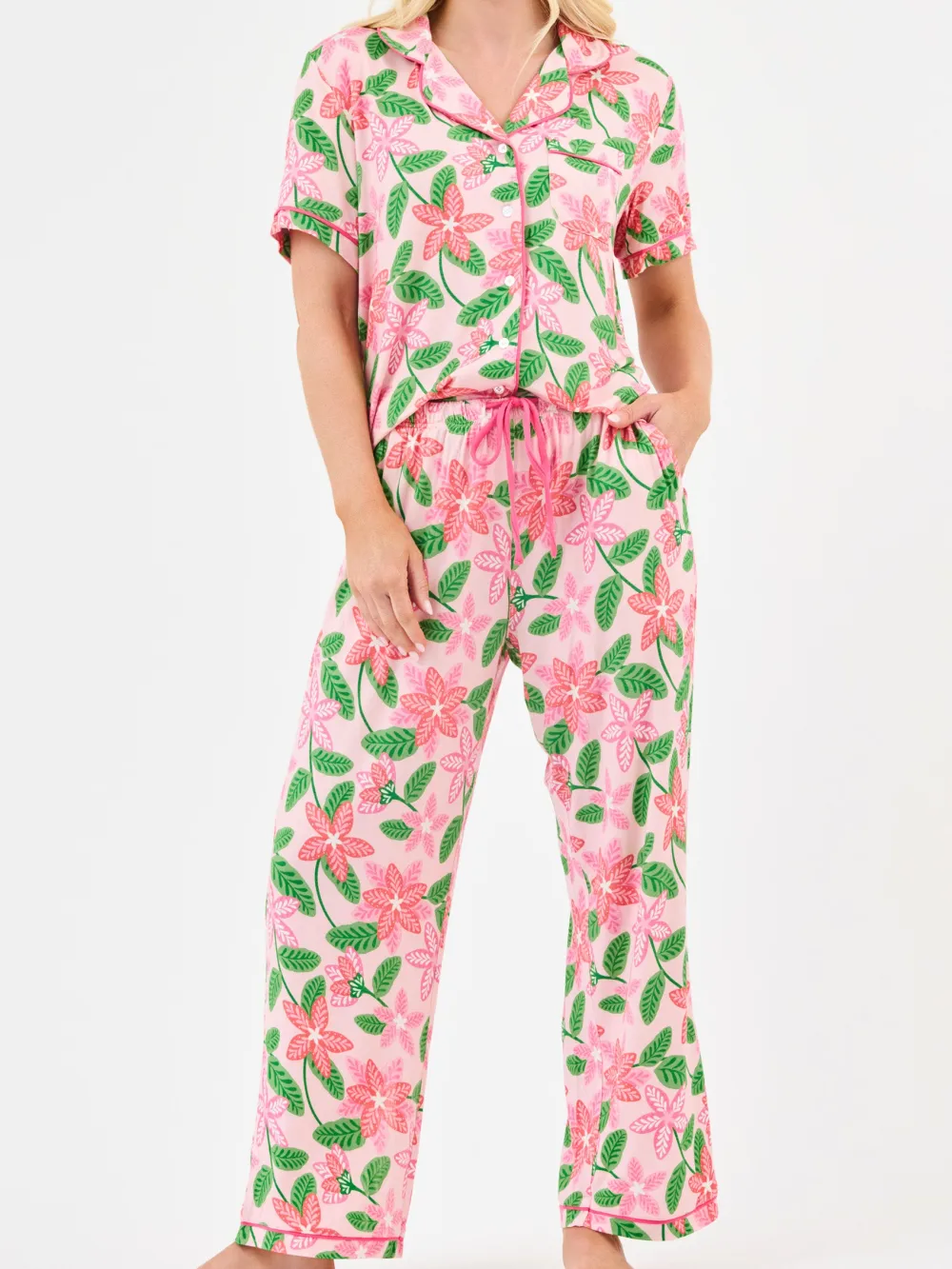 Button Comfortable Everyday Pajama Set