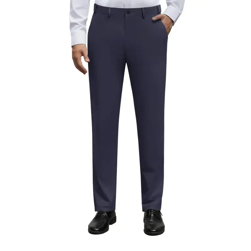 Men's Stretch Dress Pants Wrinkle-Free Golf Pants