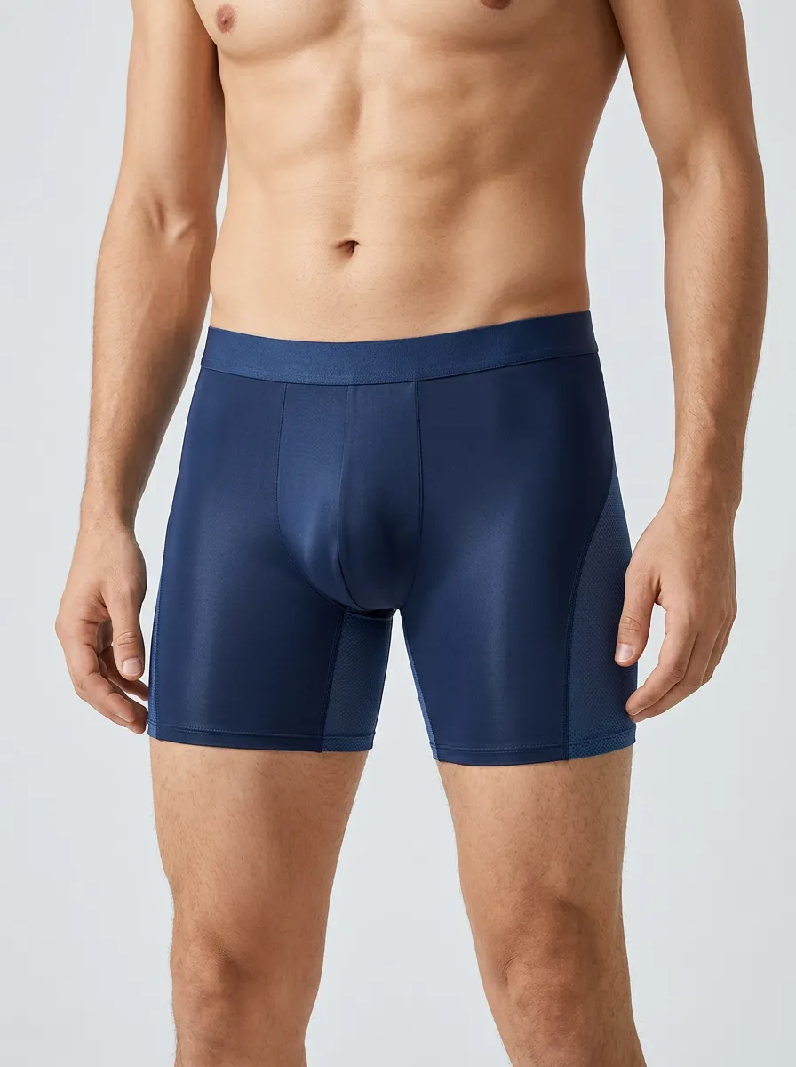 Relaxed Athletic Performance Mesh Boxer Briefs