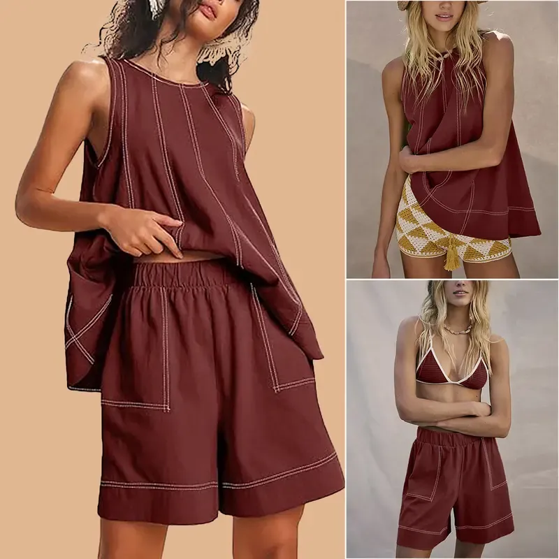 Women's two-piece pure cotton set