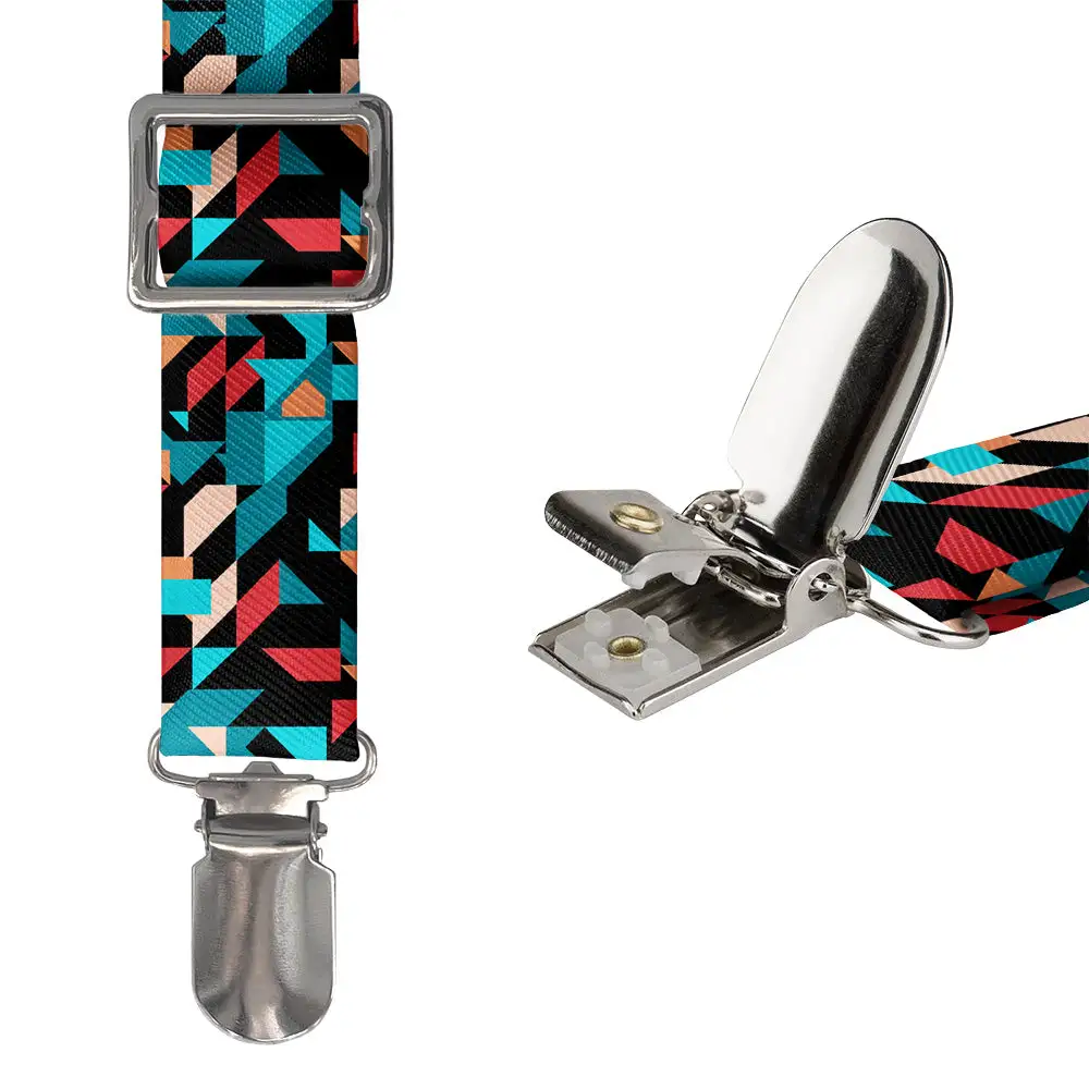 Seventh Sense Geo Pattern Suspenders