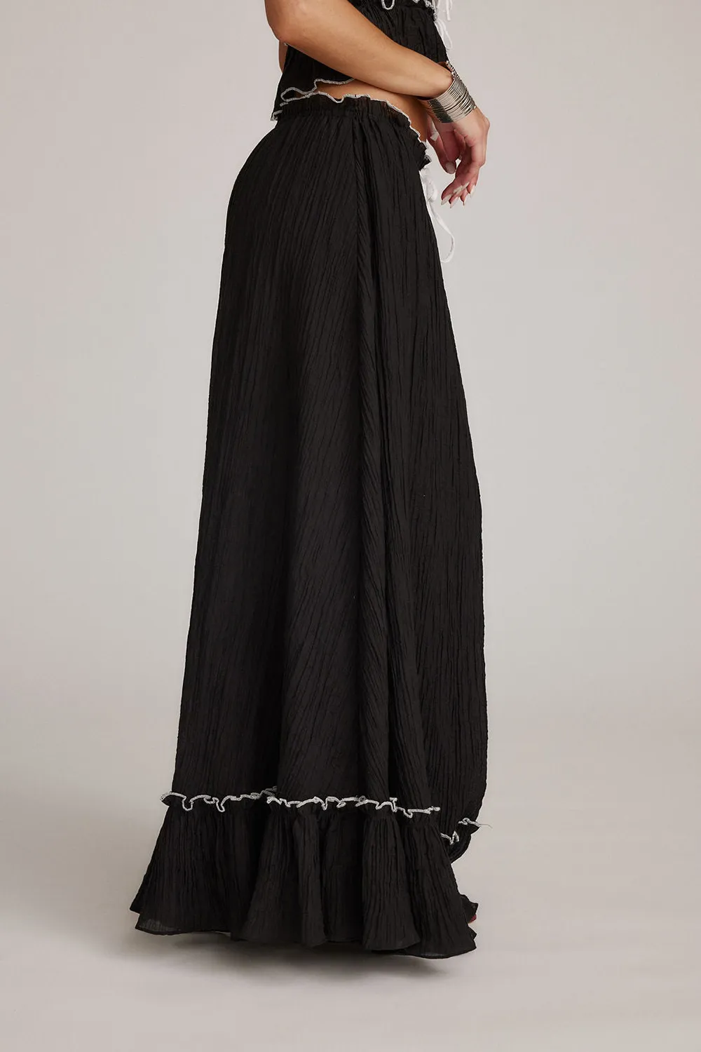Holiday Style Baby Yellow Maxi Skirt