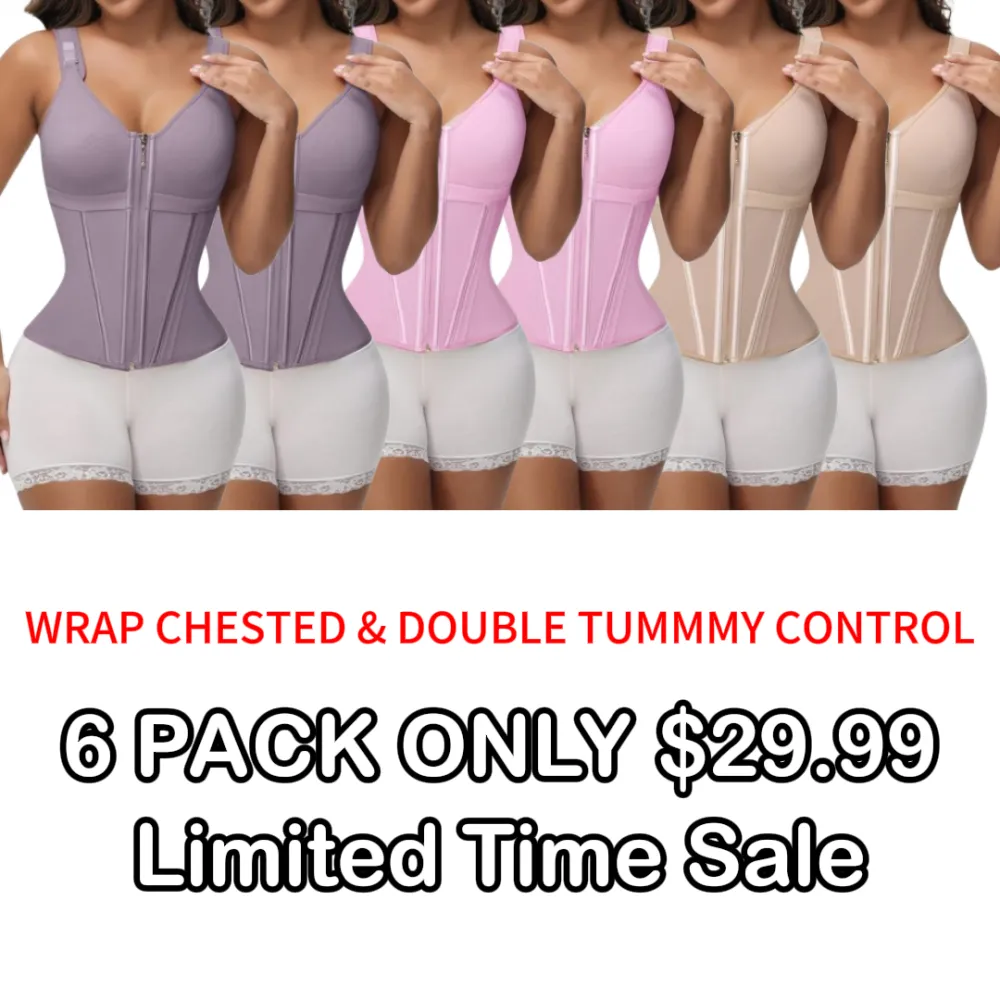 🔥Last Day 49% Off - Women’s Tummy Control Shapewear with Built-In Bra – Waist Slimming, Lifting & Adjustable Fit