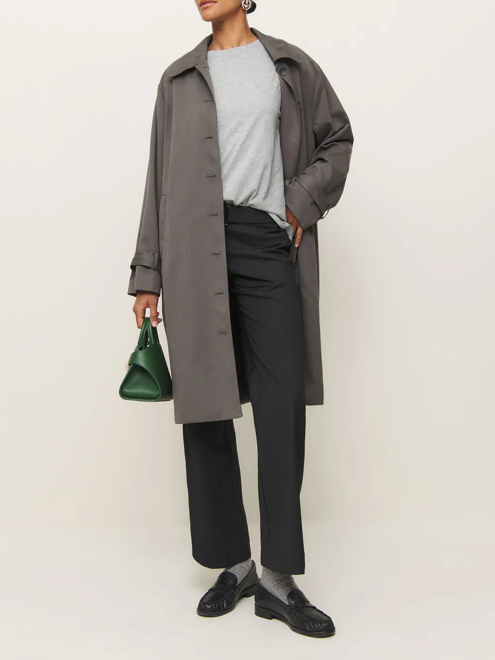 Relaxed Fit Cotton Crew Neck Tee