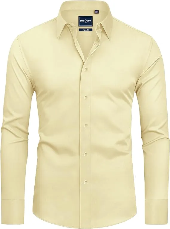 Men's Formal Long-sleeved Button-down Shirt