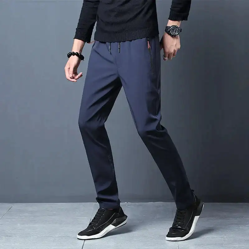 Stretch Slim Fit Cargo Jogger Pants Elastic Waist
