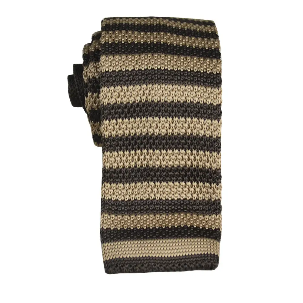 Classic Striped Men's Knit Tie