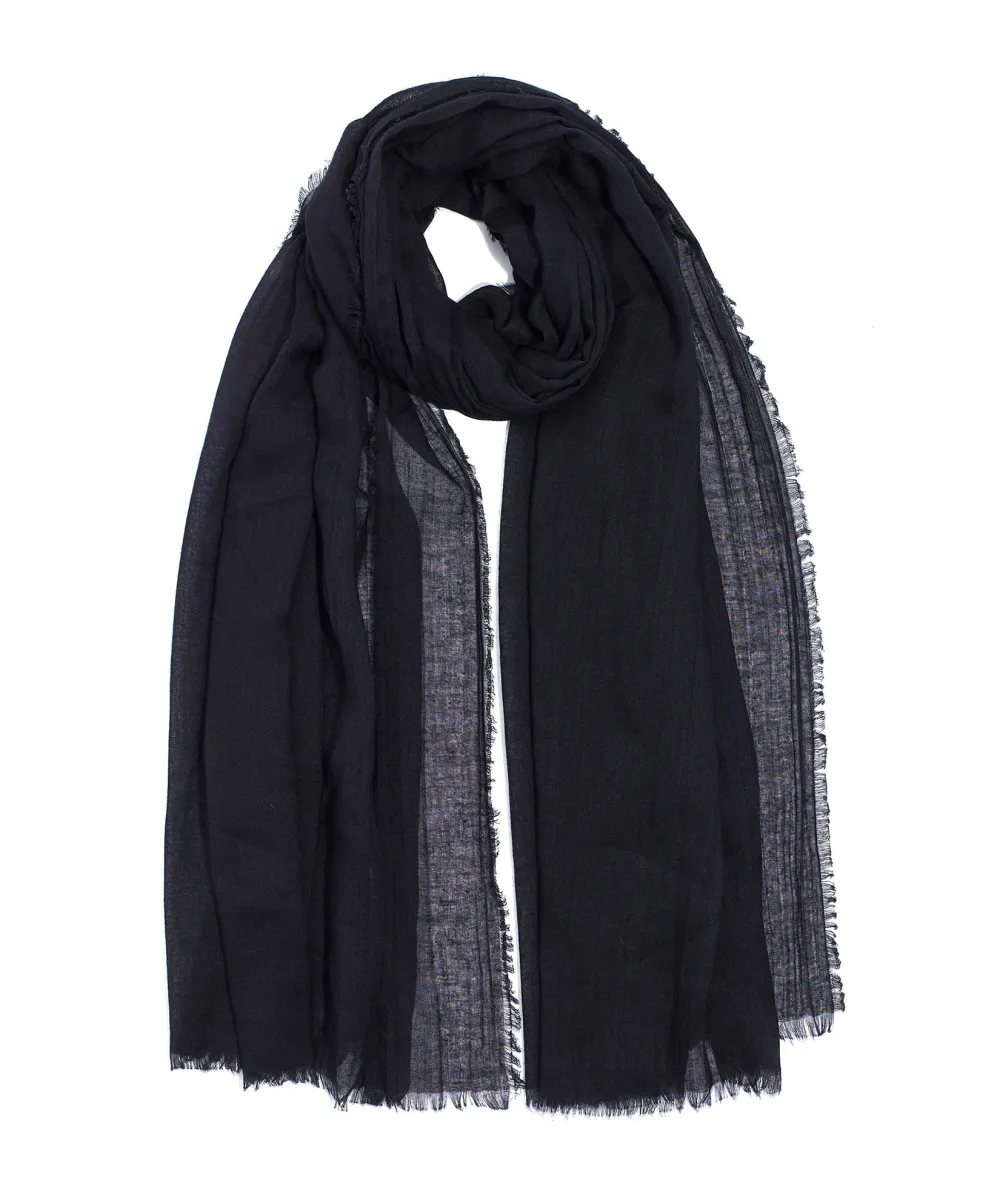Casual Style Plain Crinkle Wrap