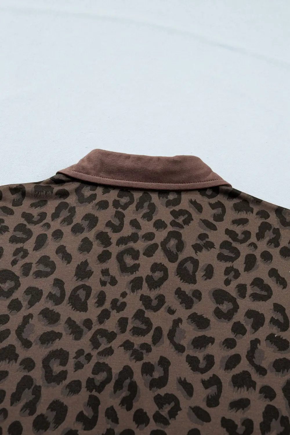 Animal Print V Neck Mini Dress