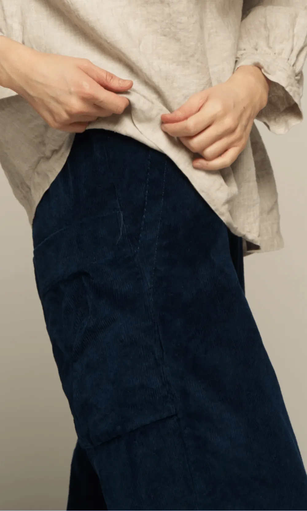 Alira Pant Indigo Cord