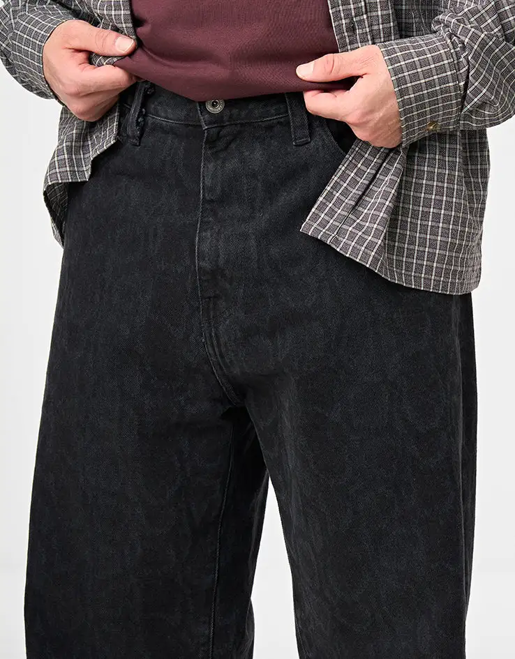Men's Loose Tapered Utility Stretch Jeans